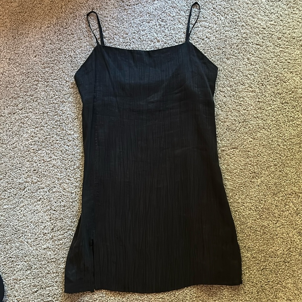 ZARA mini black dress XS 6929/200/800 NWT